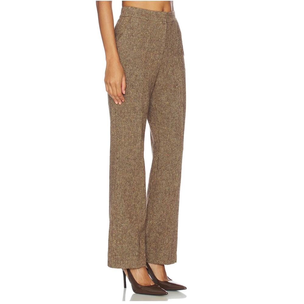 ALIGNE  Lena Wool Mix Trouser Pant Lined Brown Office Career Women's 6